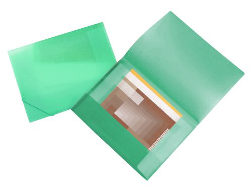 Pasta liderpapel portadocumentos abas polipropileno din a3 verde serie frosty lombada flexivel , Liderpapel , 32828 , 4710581448035